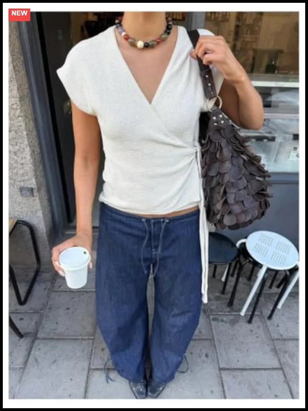 Women's Short Sleeve Wrap Tie Front Knit Cardigan Sweater V-Neck Crop Top